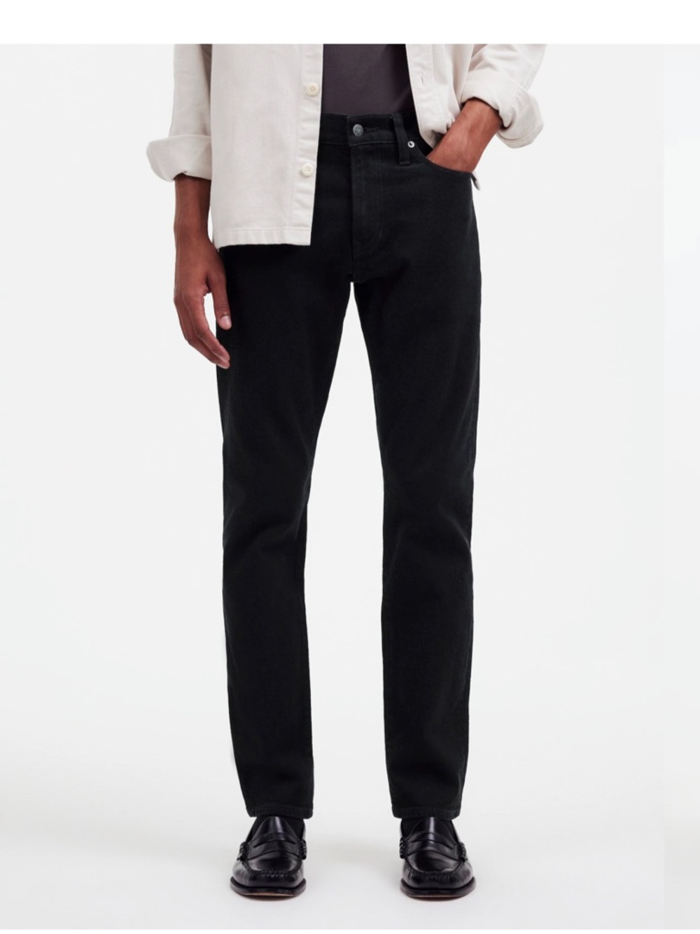 Madewell NWT Slim Jeans black men's size 31x32